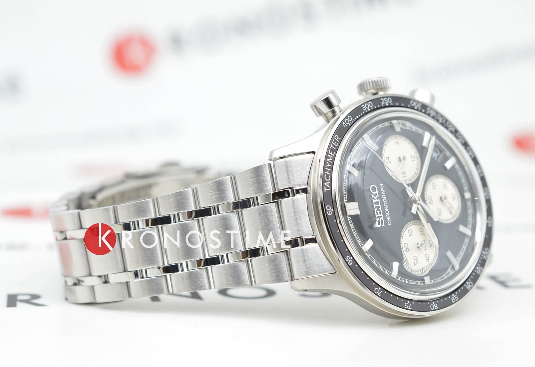 Seiko Seiko Discover More SSB479P1 мужские часы черный циферблат на запястье