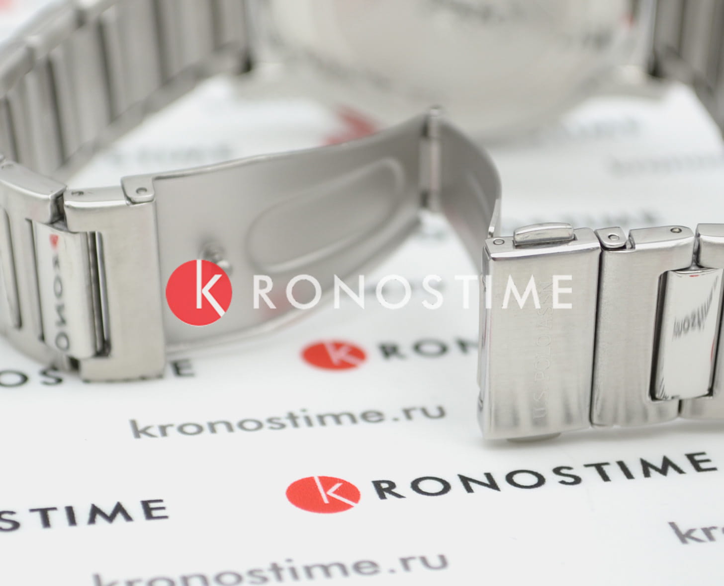 U.S. Polo Assn. USPA1008-10 мужские часы застежка крупным планом