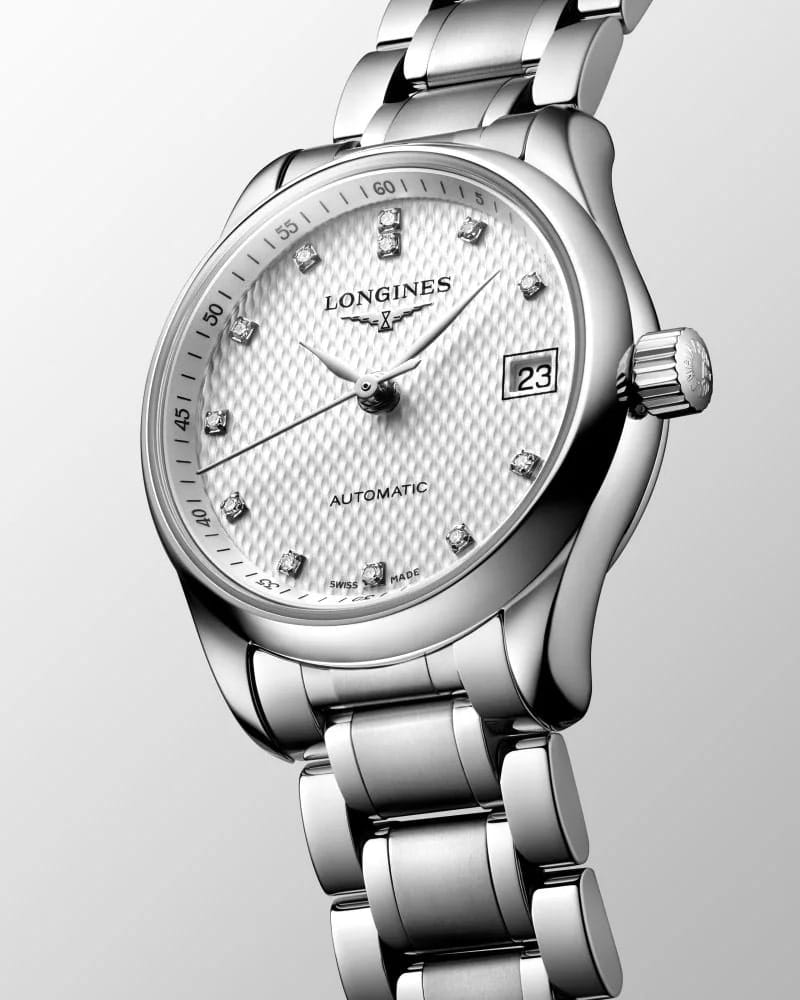 Longines Longines Master Collection L2.128.4.77.6, master collection швейцария женские часы на браслете нержавеющая сталь боковой вид