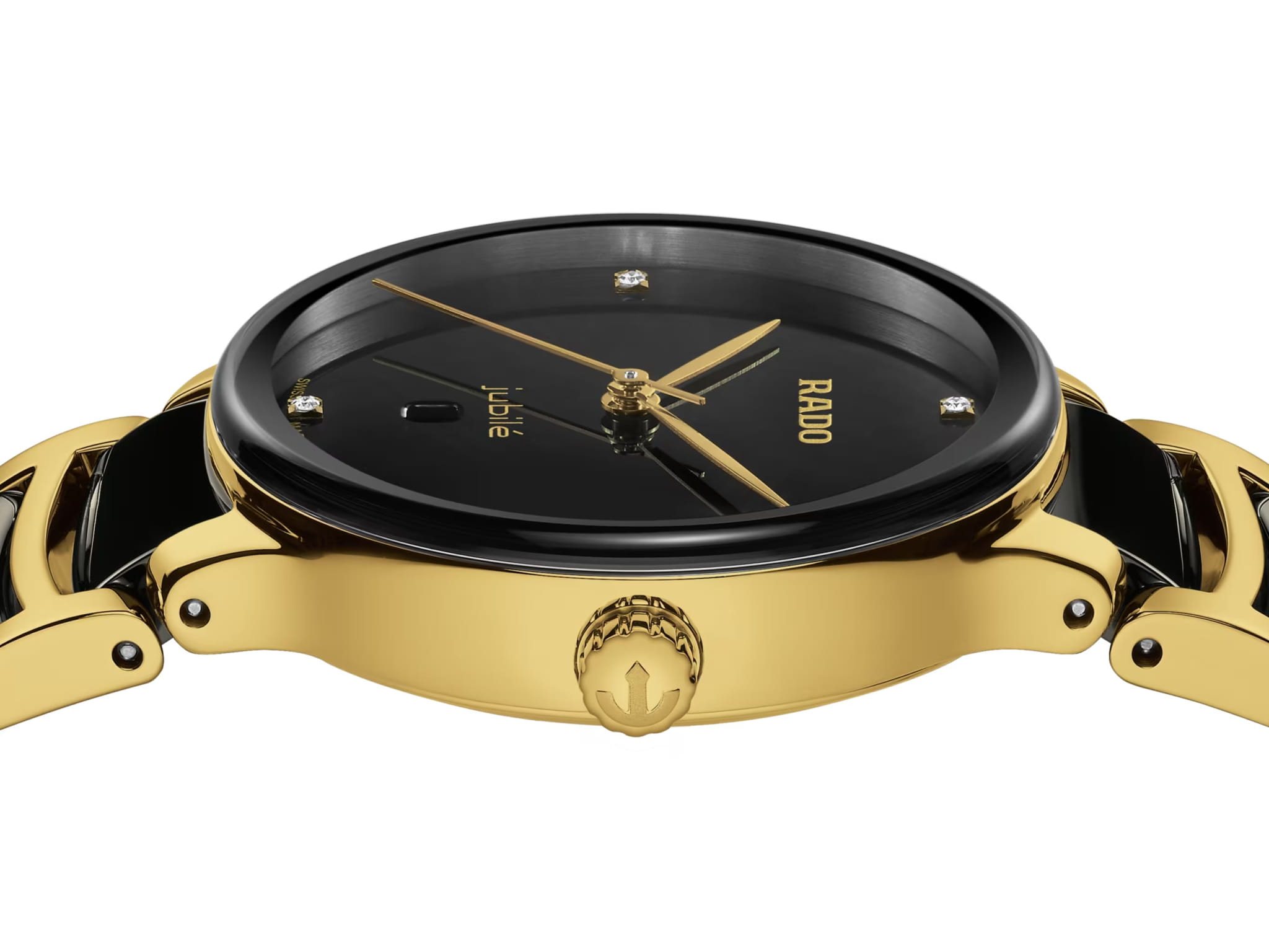 Rado Rado Centrix Diamonds R30025712  — детали корпуса и высокотехнологичная керамика + нержавеющая сталь с pvd покрытием