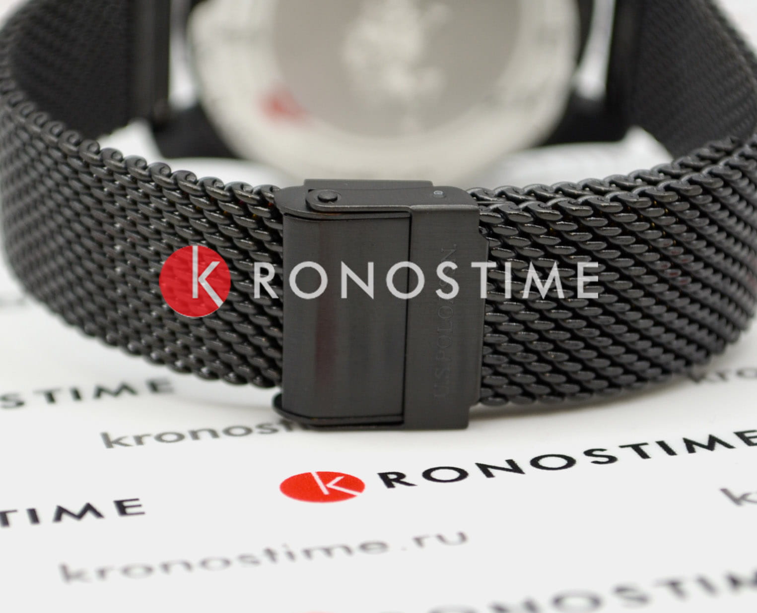 U.S. Polo Assn. U.S. Polo Assn. Fundamental USPA1001-06  - задняя крышка металл сталь корпуса, сша часы