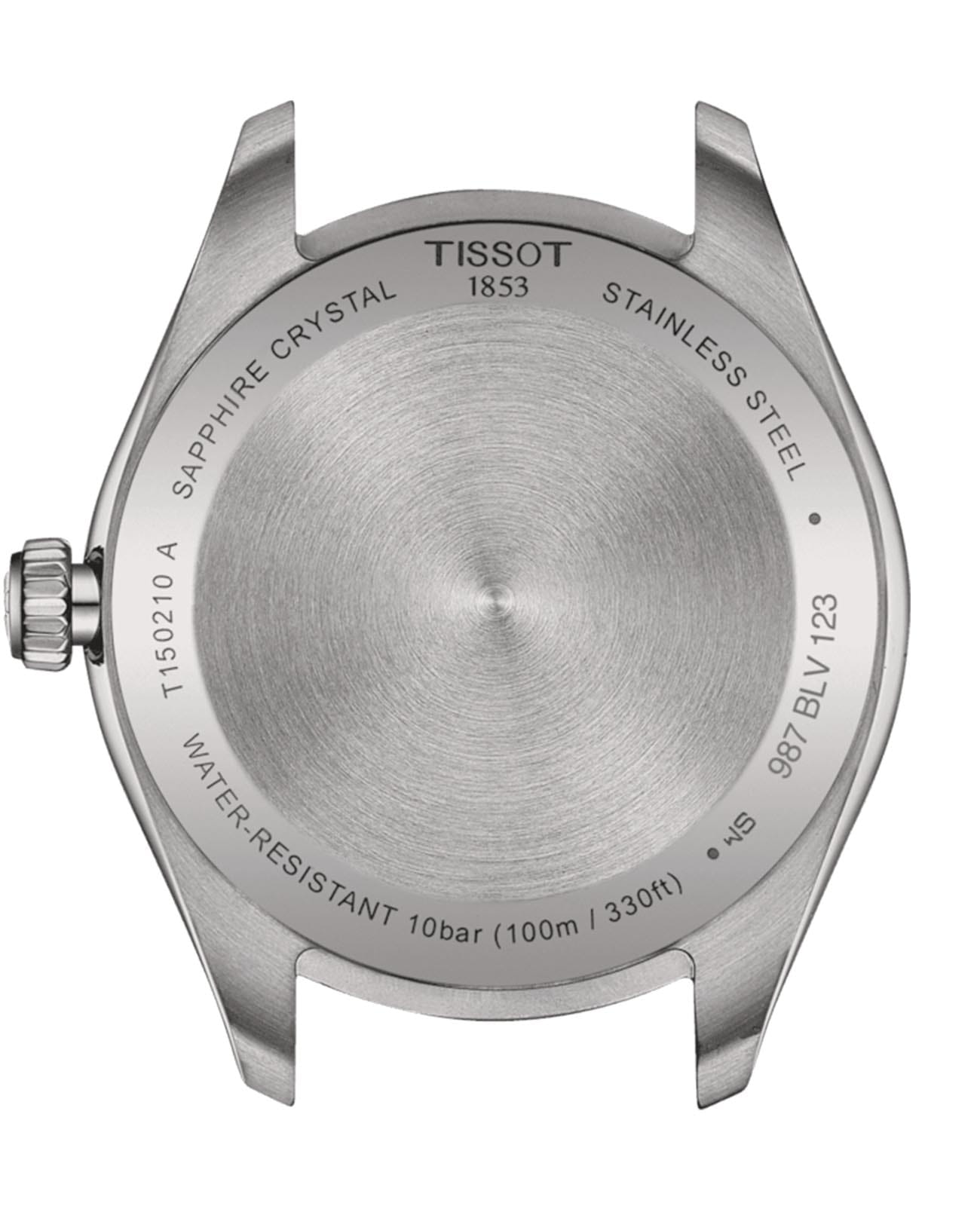 Tissot T1502101103100 женские часы застежка крупным планом