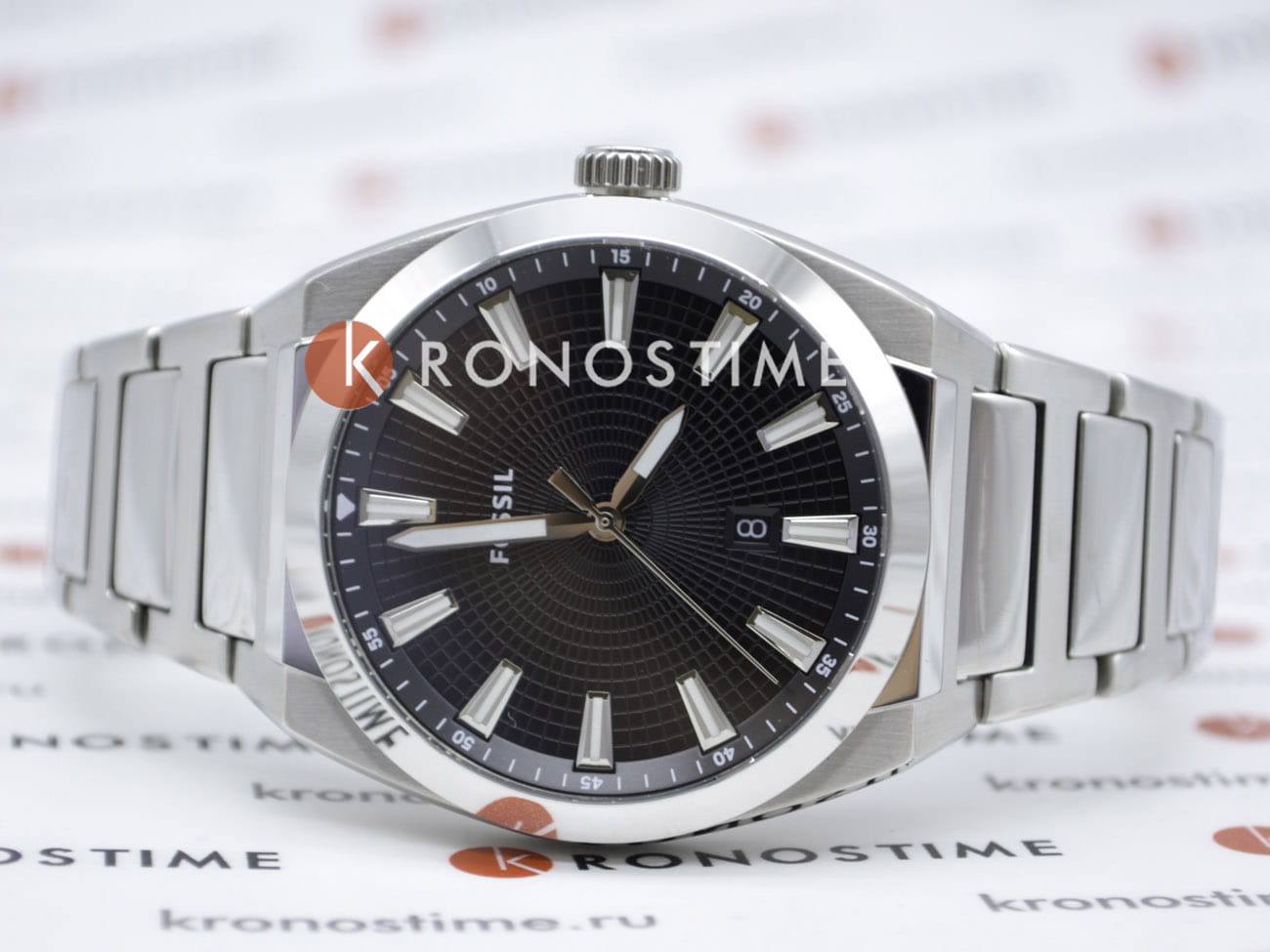 Fossil FS5821 мужские часы застежка крупным планом