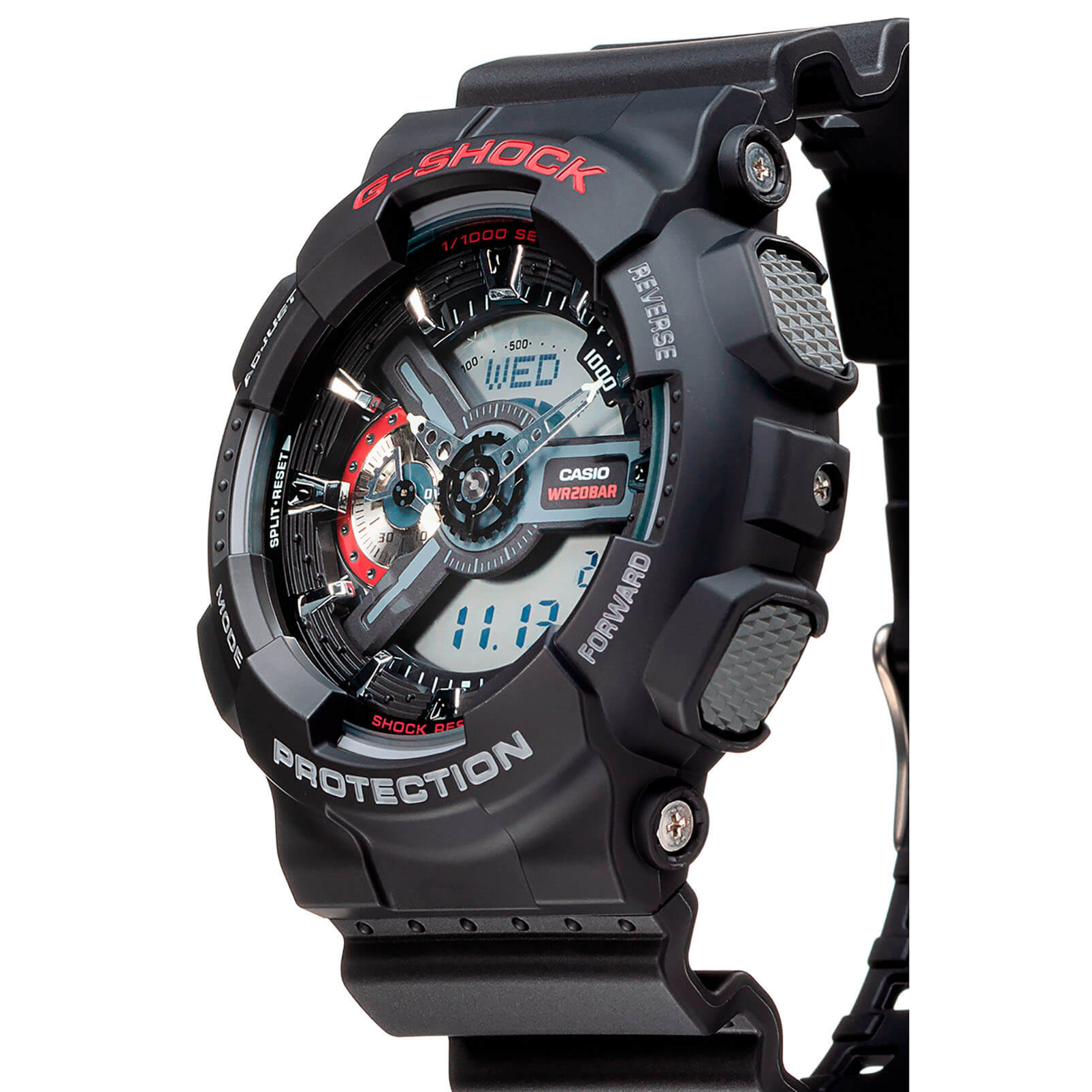 Casio Casio G-Shock GA-110-1ADR (GA-110-1A) электронные часы с аксессуарами мужские часы модель GA-110-1A