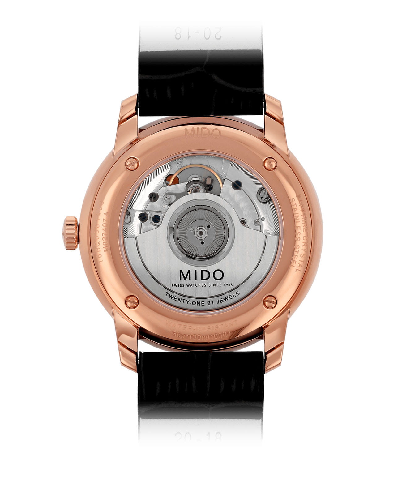 Mido Mido Baroncelli Heritage Gent M027.407.36.260.00 , наручные мужские часы фото под углом
