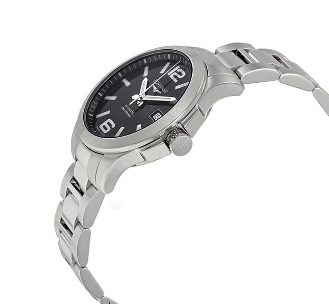 Longines Longines Conquest L3.776.4.58.6 , наручные мужские часы фото под углом