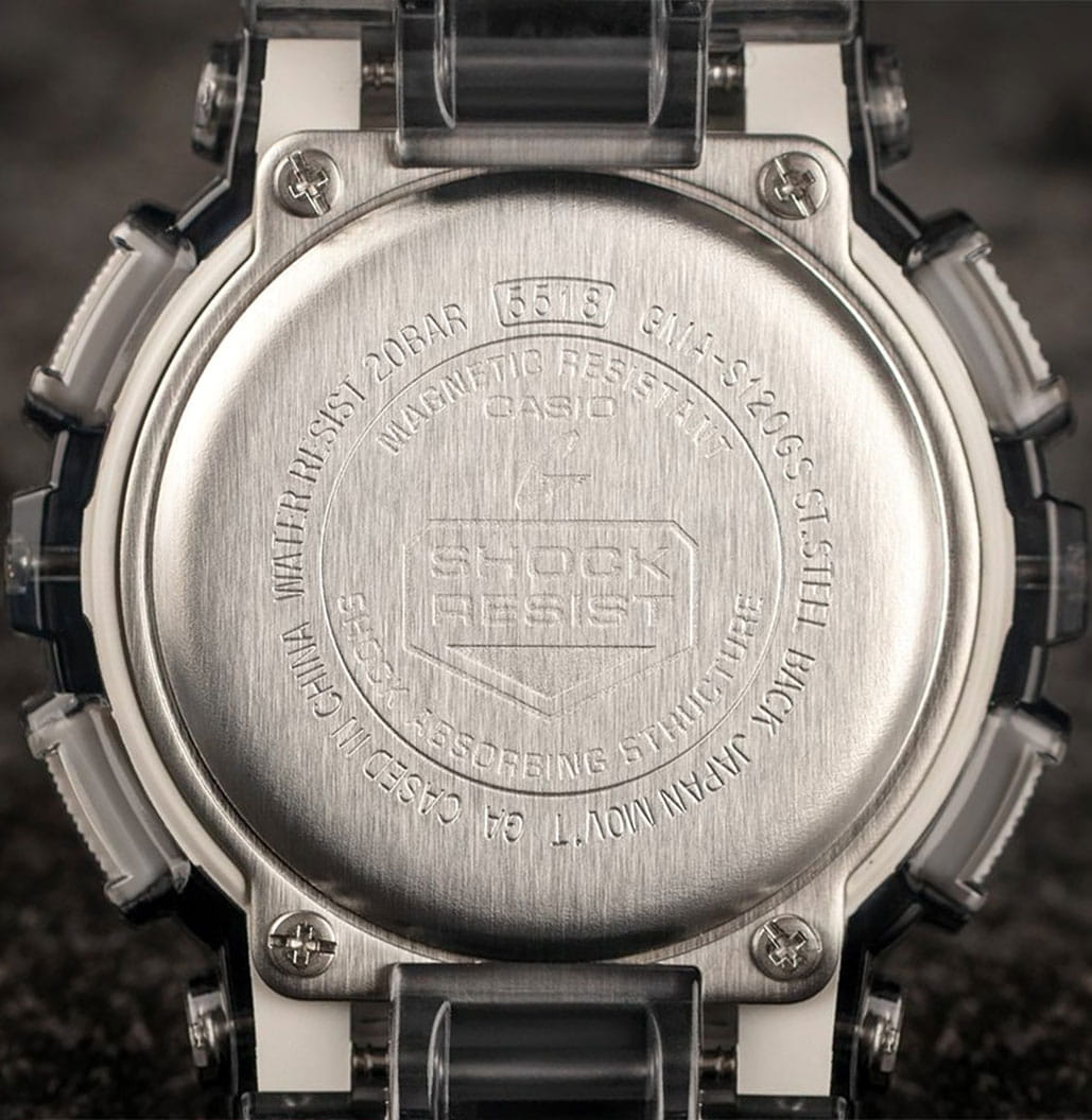 Casio Casio G-Shock GMA-S120GS-8ADR (GMA-S120GS-8A) женские часы  циферблат на запястье