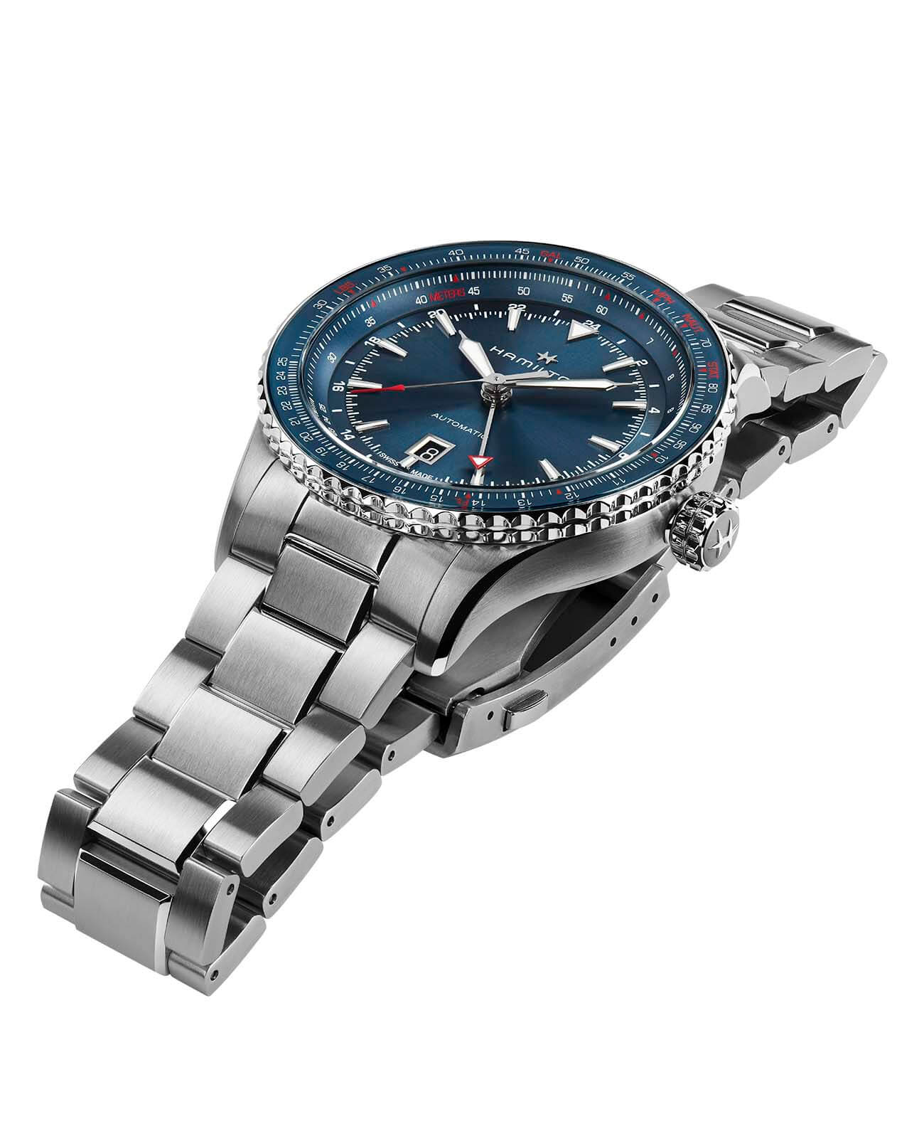 Hamilton Hamilton Khaki Aviation Converter H76715140 , наручные мужские часы фото под углом