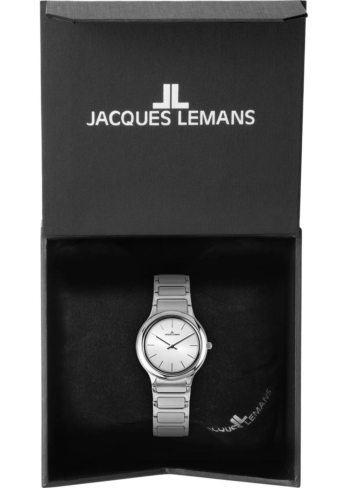 Jacques Lemans Jacques Lemans Milano 1-2208A кварцевые женские часы часы крупный план серебристый циферблата