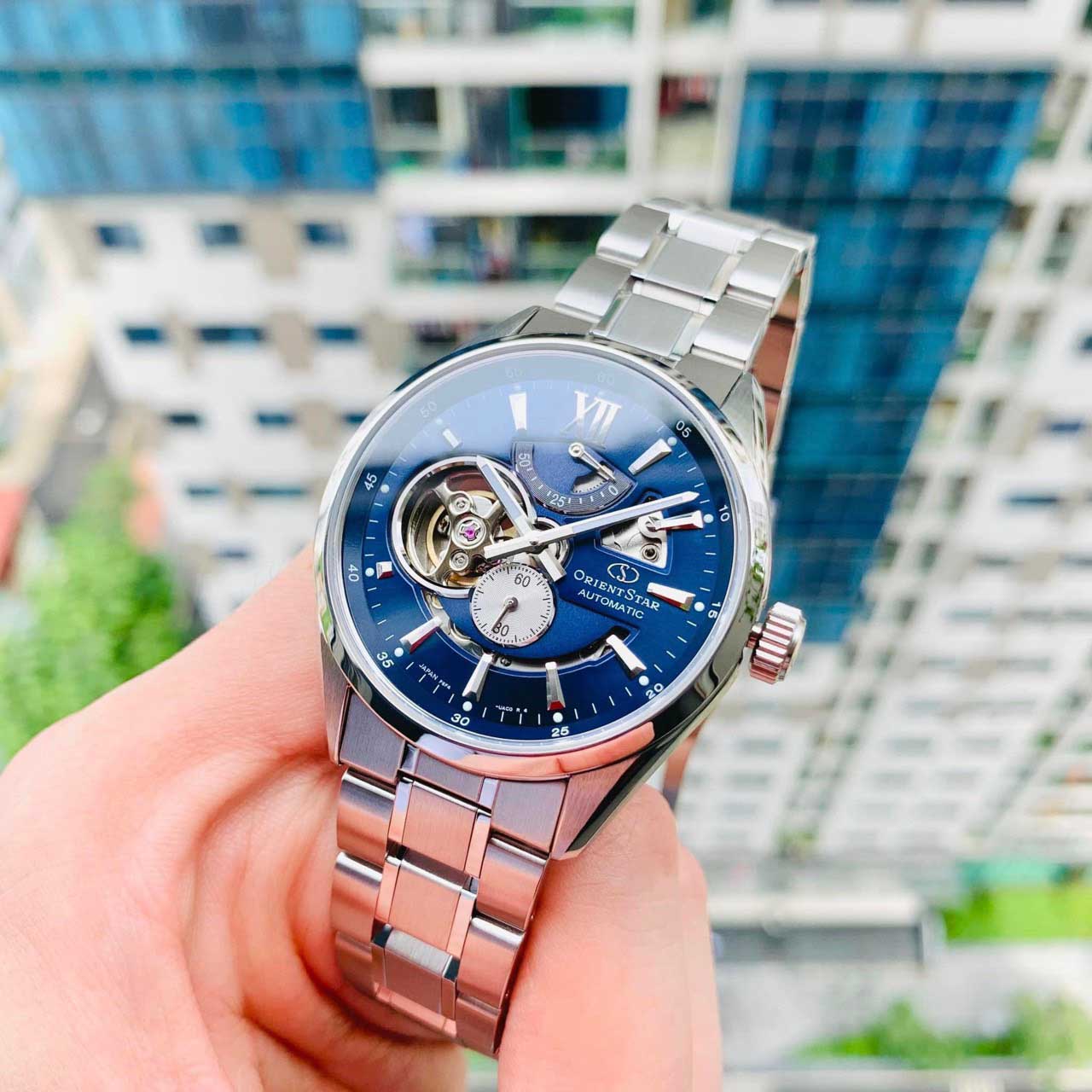 Orient Orient Star RE-AV0003L (RK-AV0003L) star с серебристый ремешком
