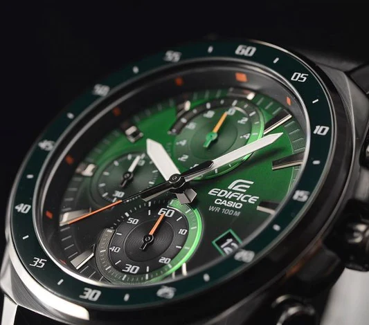 Casio Casio Edifice EFV-600CL-3AVUDF (EFV-600CL-3A) япония наручные мужские часы заводная головка с логотипом Casio