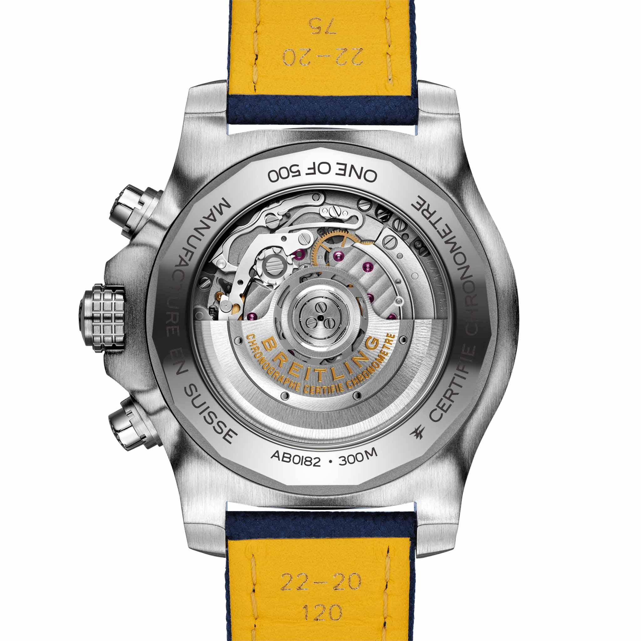 Оригинальные часы Breitling Breitling Avenger B01 Chronograph 45 AB01821A1C1X1 механические калибр механизма мануфактурный механизм breitling caliber b01 общий вид