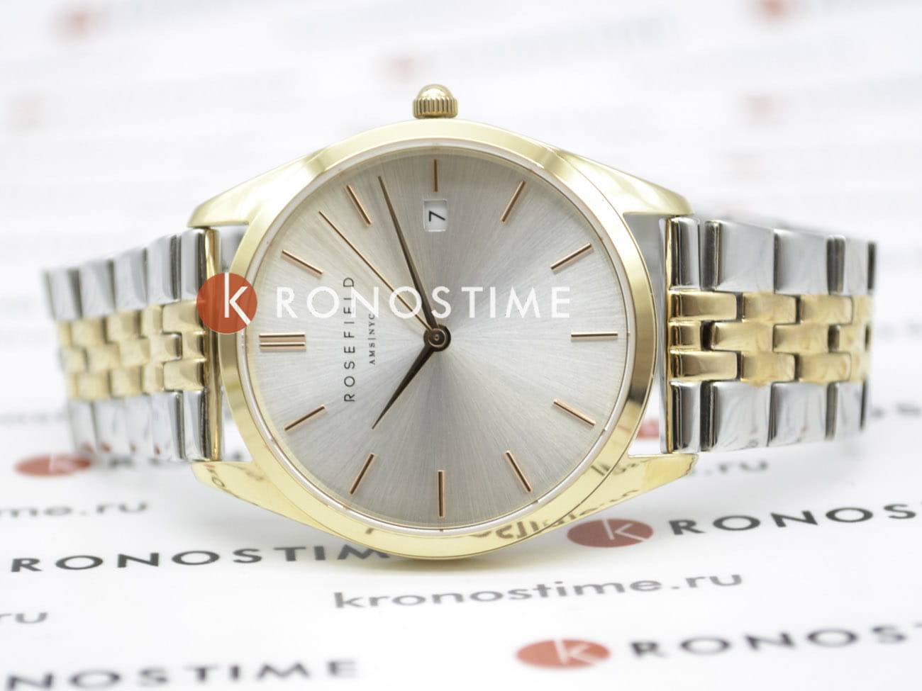 Rosefield Rosefield The Ace ACSRD-A06  - задняя крышка металл сталь корпуса, сша часы