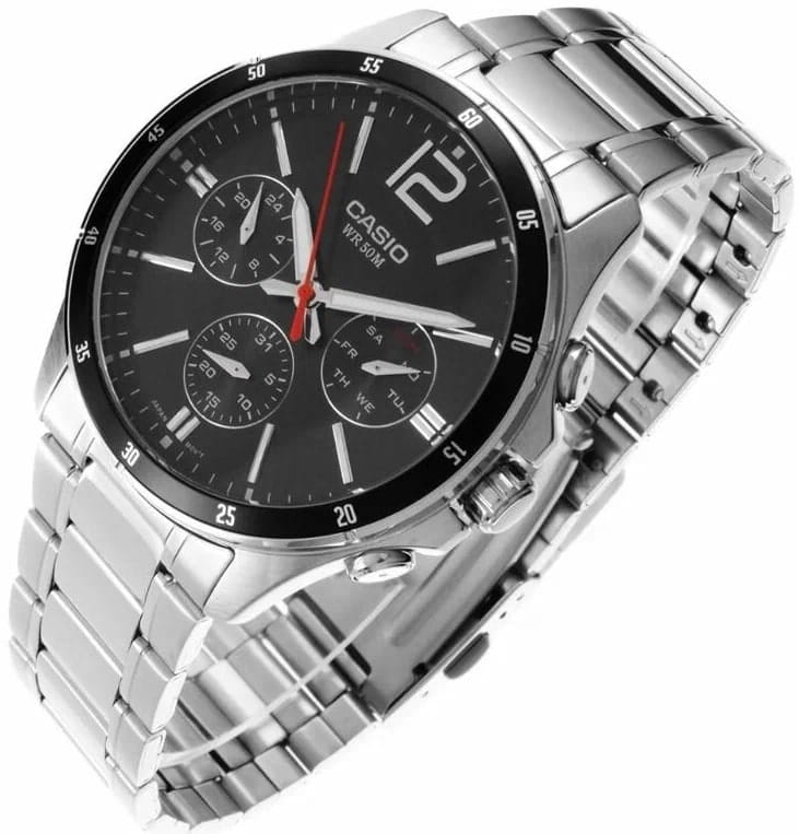 Оригинальные часы Casio Casio Collection MTP-1374D-1AVDF (MTP-1374D-1A) в фирменной упаковке от производителя