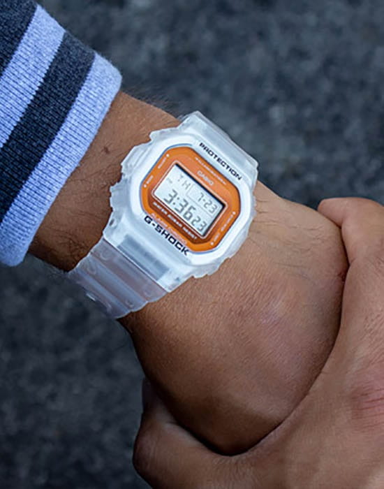 Casio Casio G-Shock DW-5600LS-7 DW-5600LS-7ER оригинальные мужские часы в комплекте с коробкой