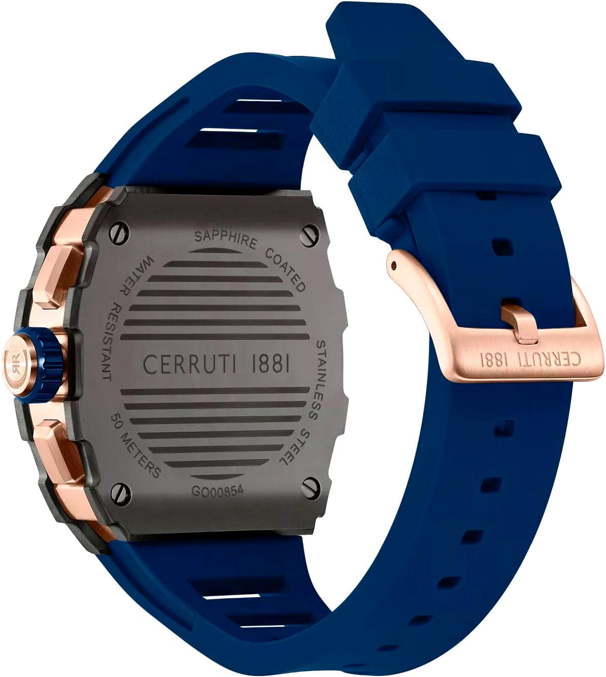 Cerruti 1881 Cerruti 1881 Gubbio CIWGO0085402,  франция мужские часы на браслете силикон боковой вид