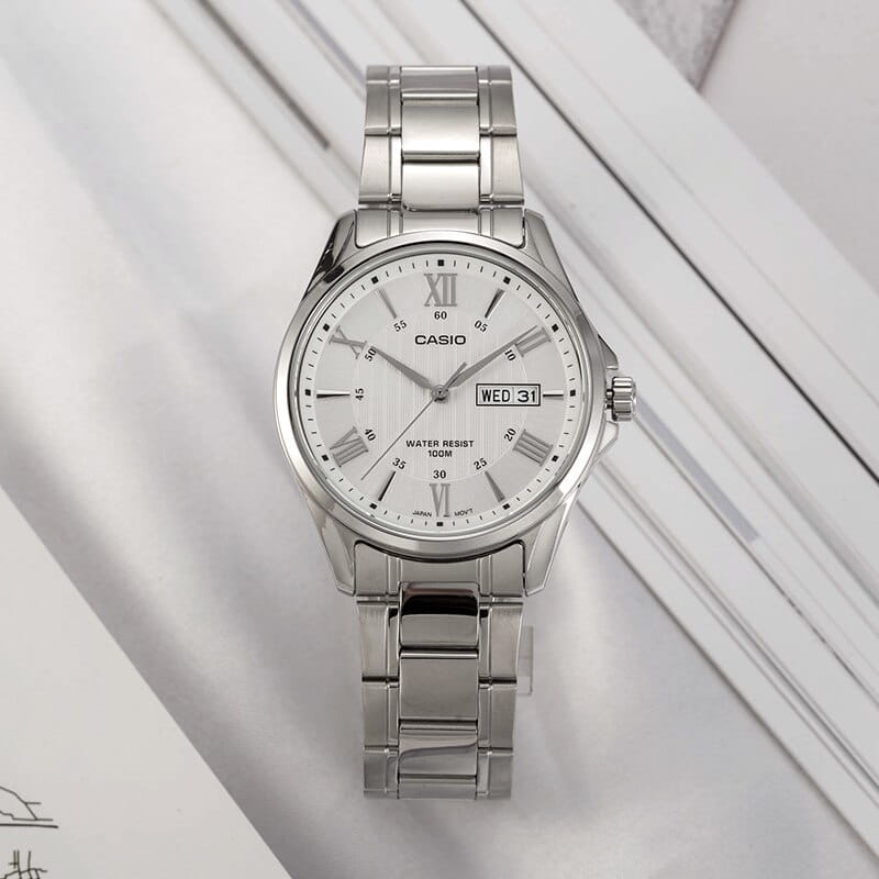 Оригинальная модель Casio Casio Collection MTP-1384D-7AVDF (MTP-1384D-7A) в полной комплектации
