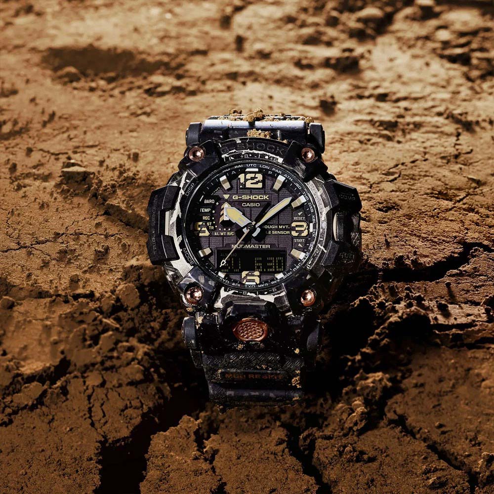 Casio GWG-2000CR-1A мужские часы застежка крупным планом