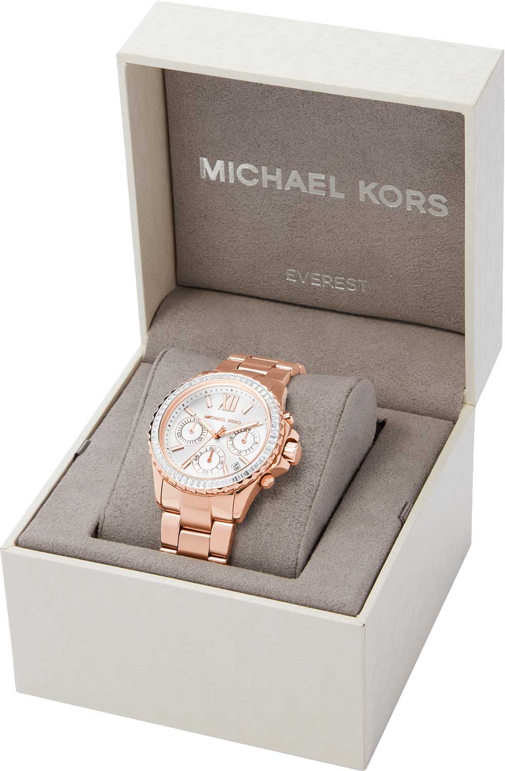 Michael Kors Michael Kors Everest MK7213 женские часы розовый циферблат на запястье