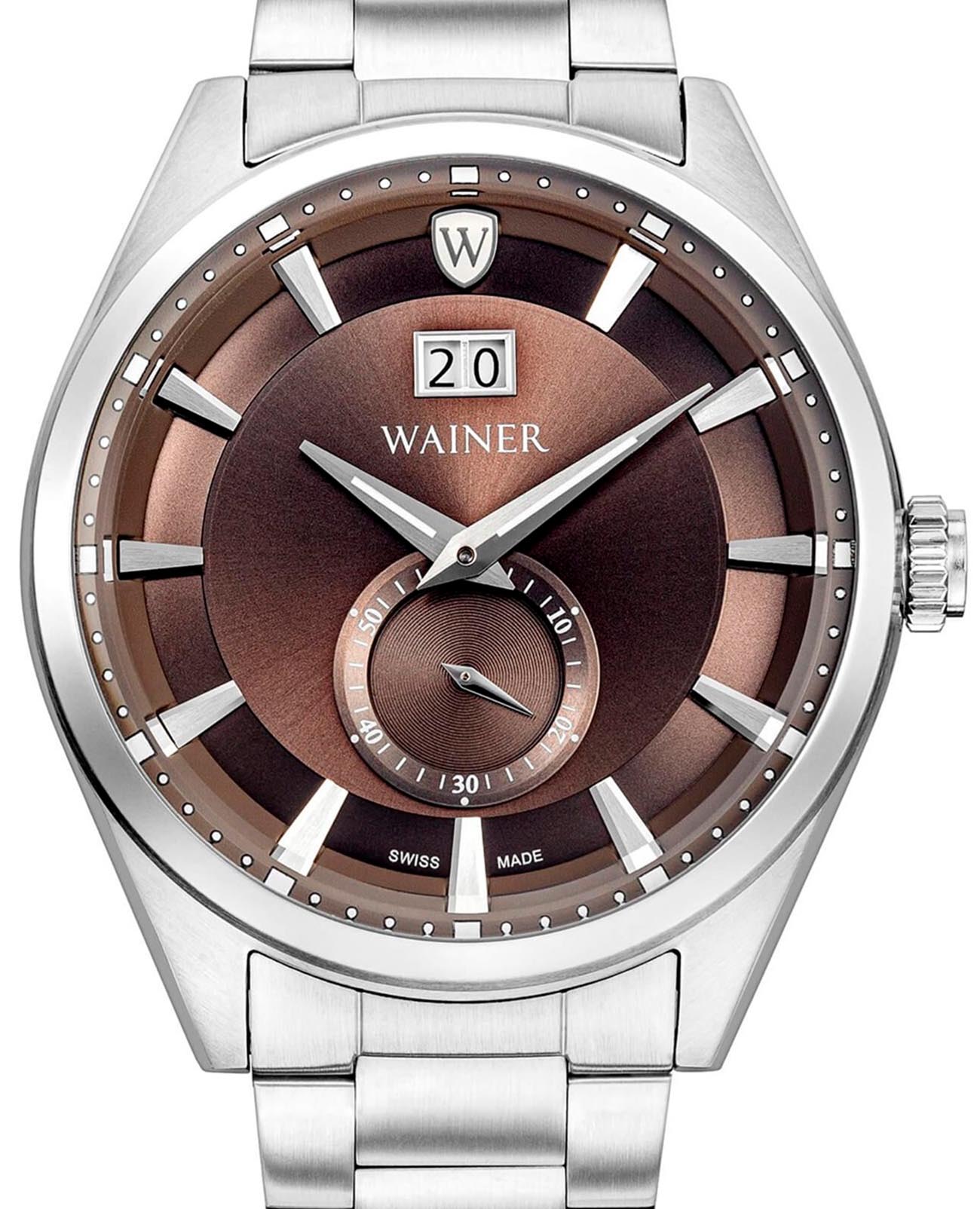 Wainer Wainer Classic WA.17000-B , наручные мужские часы фото под углом