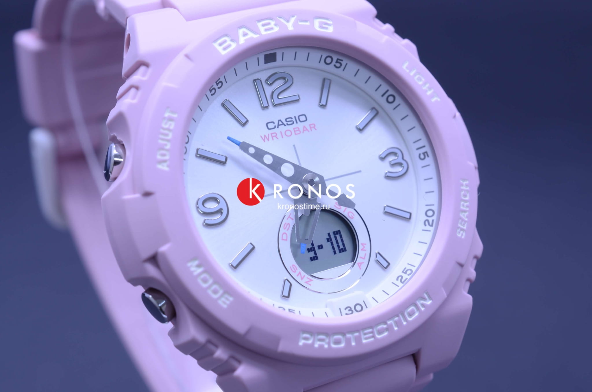 Casio BGA-260SC-4A женские часы застежка крупным планом