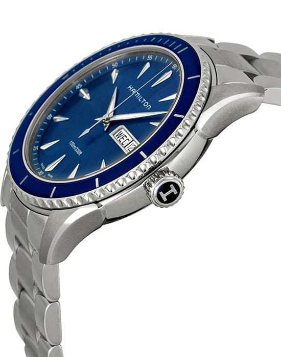 Hamilton H37551141 мужские часы застежка крупным планом