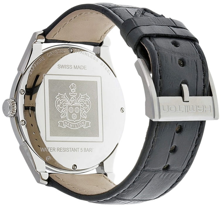 Hamilton Hamilton Jazzmaster Small Second Auto H38655785, jazzmaster швейцария мужские часы на браслете кожаный боковой вид