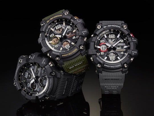 Casio Casio G-Shock GWG-100-1A Mudmaster, наручные мужские часы фото под углом