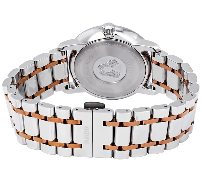 Rado Rado Diamaster R14078163, diamaster швейцария мужские часы на браслете сталь c pvd покрытием боковой вид