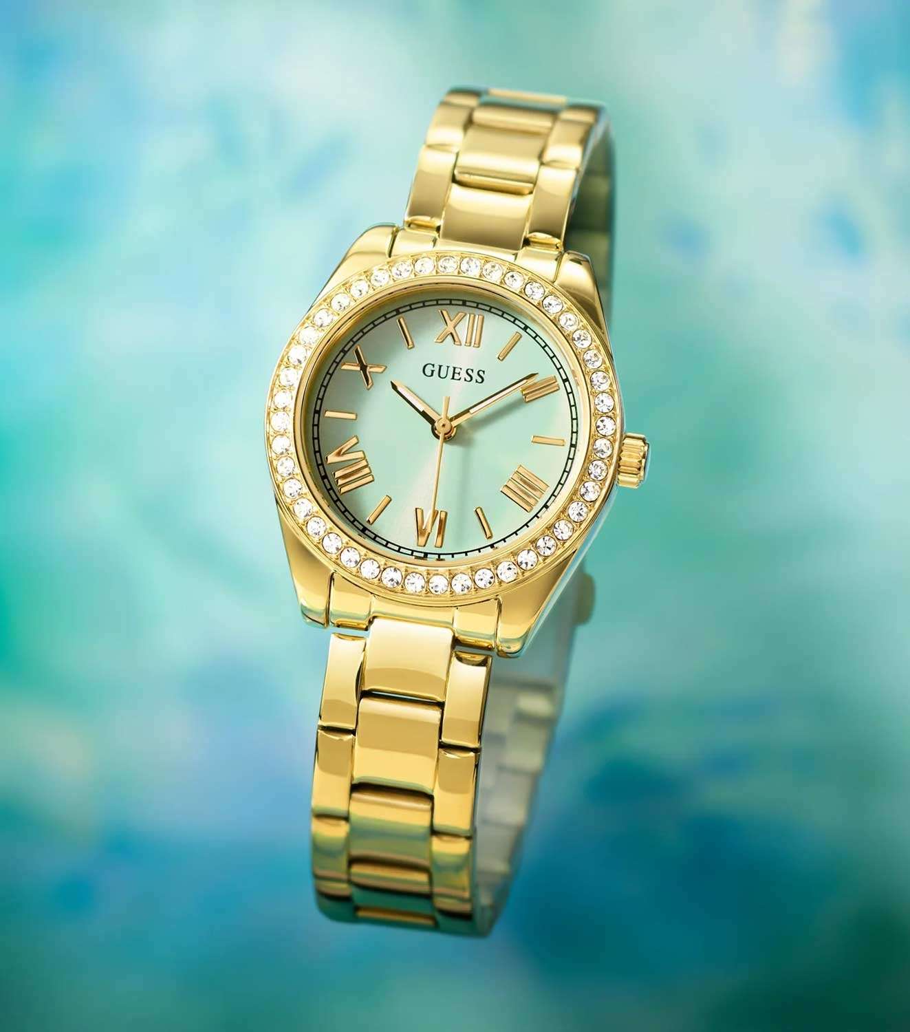 Guess Guess Dress Mini Luna GW0841L5,  сша женские часы на браслете нержавеющая сталь с ip-покрытием боковой вид