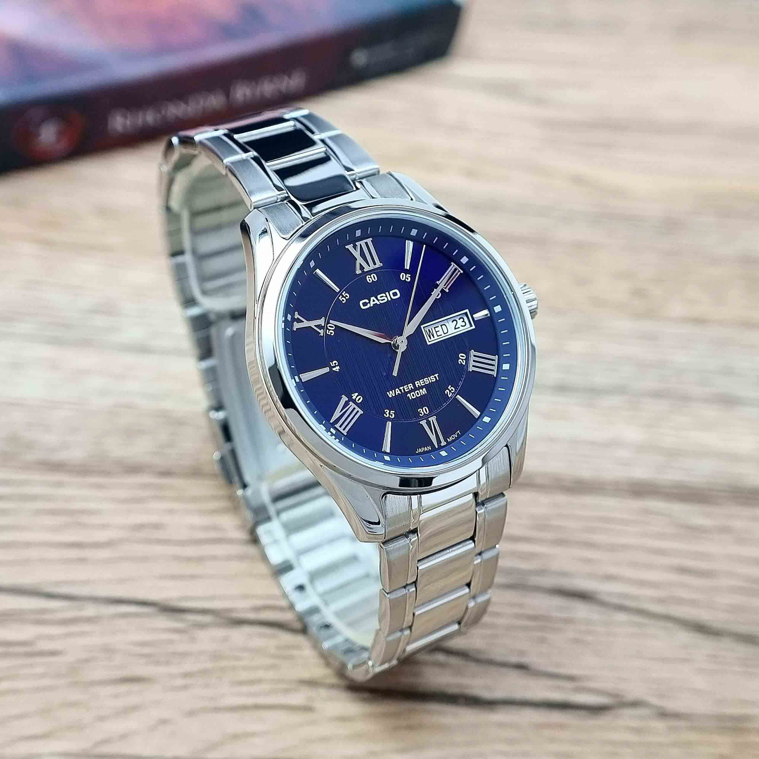 япония мужские часы часы Casio Casio Collection MTP-1384D-2AVDF (MTP-1384D-2A) в style стиле