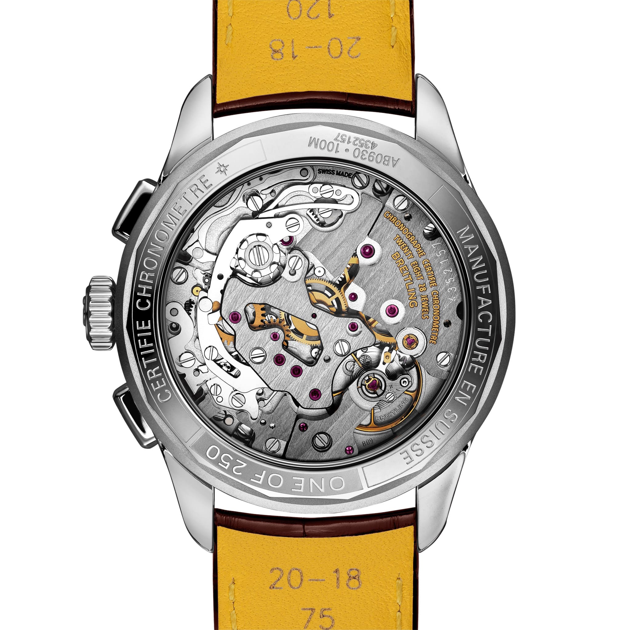 Оригинальные часы Breitling Breitling Premier B09 Chronograph 40 AB0930D41K1P1 механические калибр механизма мануфактурный механизм breitling caliber b09 общий вид