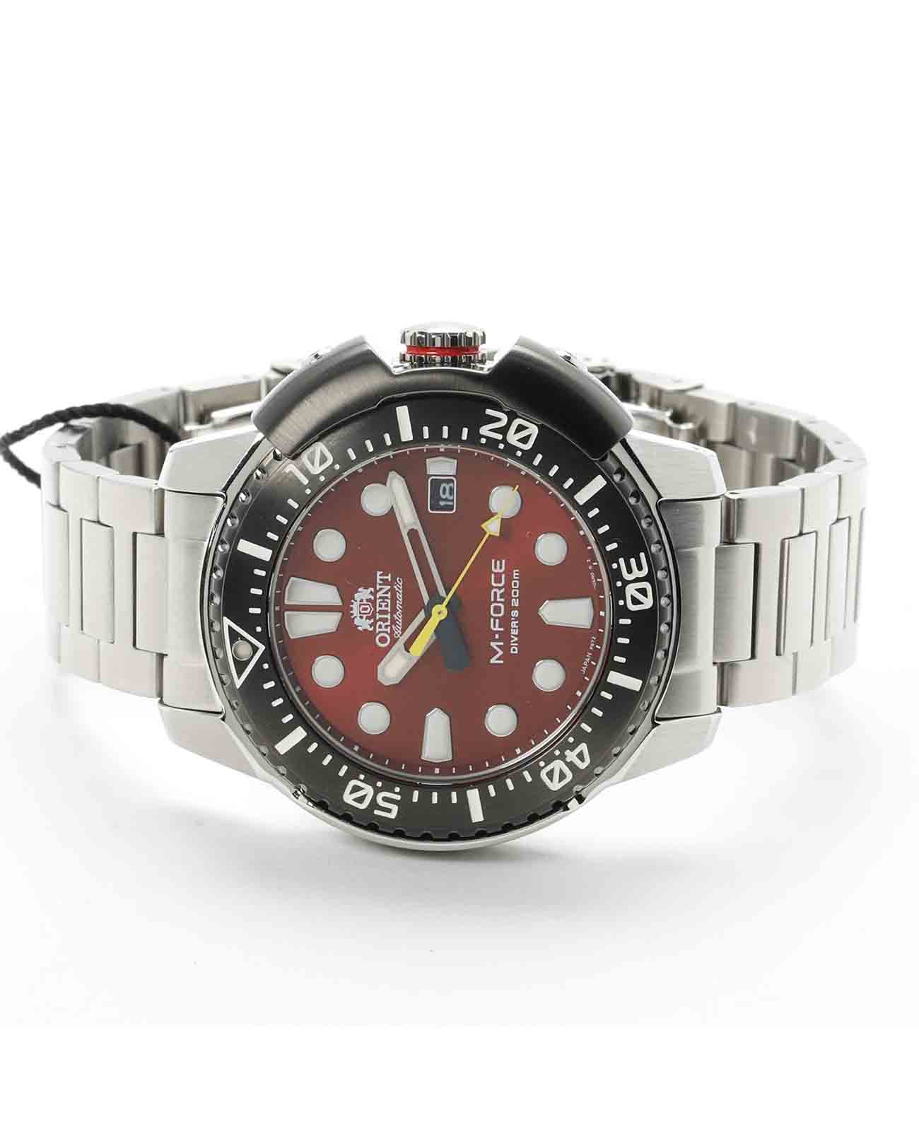 Orient Orient M-Force RA-AC0L02R (RN-AC0L02R) мужские часы красный циферблат на запястье