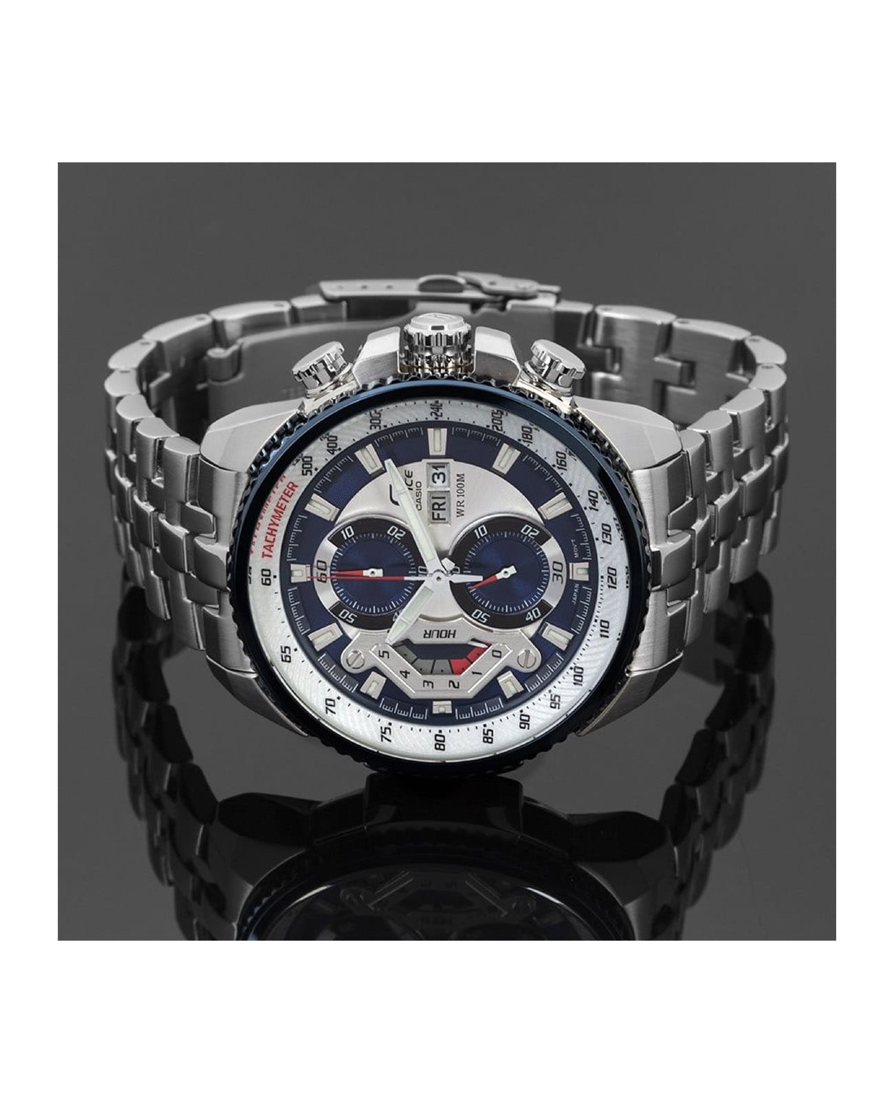 Оригинальные часы Casio Casio Edifice EF-558D-2A кварцевые калибр механизма  общий вид