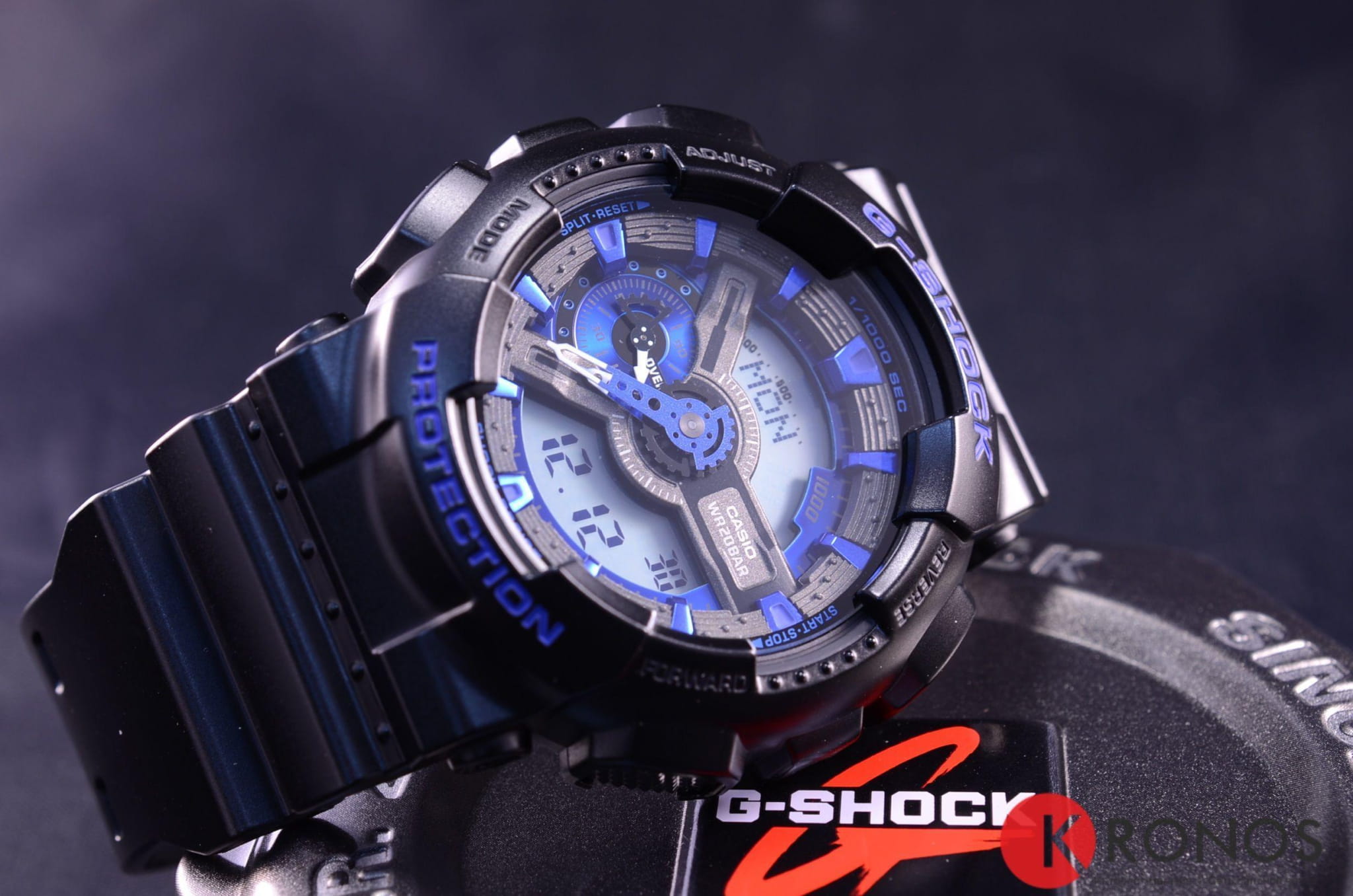 Оригинальные часы Casio Casio G-Shock GA-110CB-1A электронные калибр механизма  общий вид