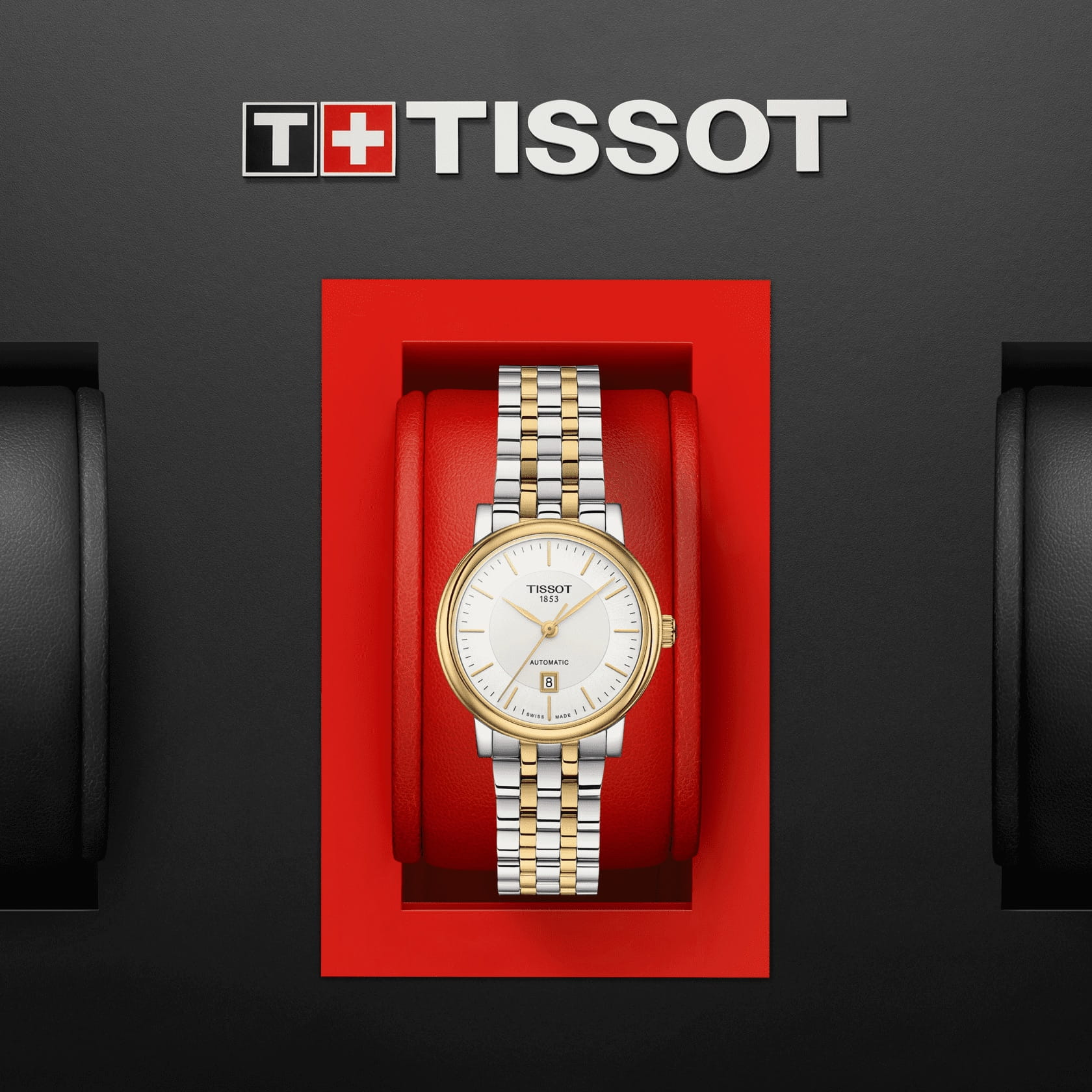 Оригинальные часы Tissot Tissot Carson Automatic Lady T122.207.22.031.00 механические калибр механизма eta 2671 общий вид