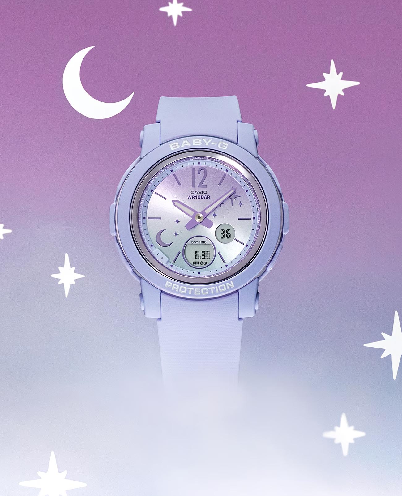 Оригинальные часы Casio Casio Baby-G BGA-290DS-2ADR (BGA-290DS-2A) кварцевые калибр механизма  общий вид