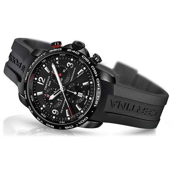 Оригинальные часы Certina Certina DS Podium Chronograph 1/100 sec C001.647.17.057.00 кварцевые калибр механизма eta 251.264 aa precidrive  общий вид