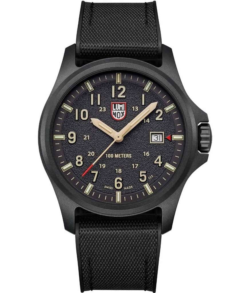 Luminox Luminox Atacama Field XL.1970.SET  XL.1970.SET кварцевые мужские часы черный циферблат, браслет каучук + текстиль — вид спереди