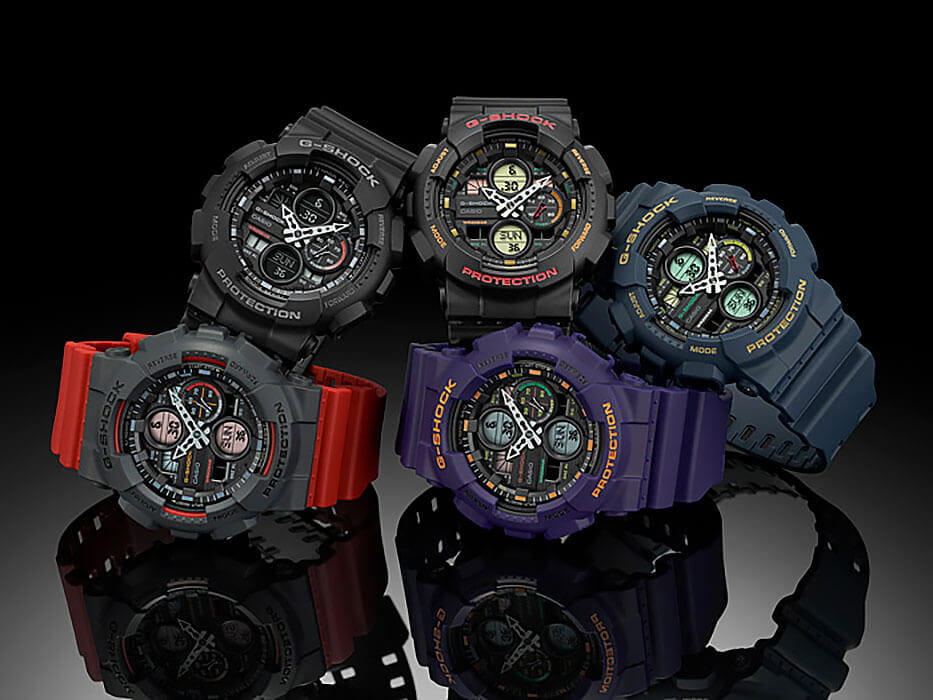 Casio Casio G-Shock GA-140-2A GA — детали корпуса и пластик