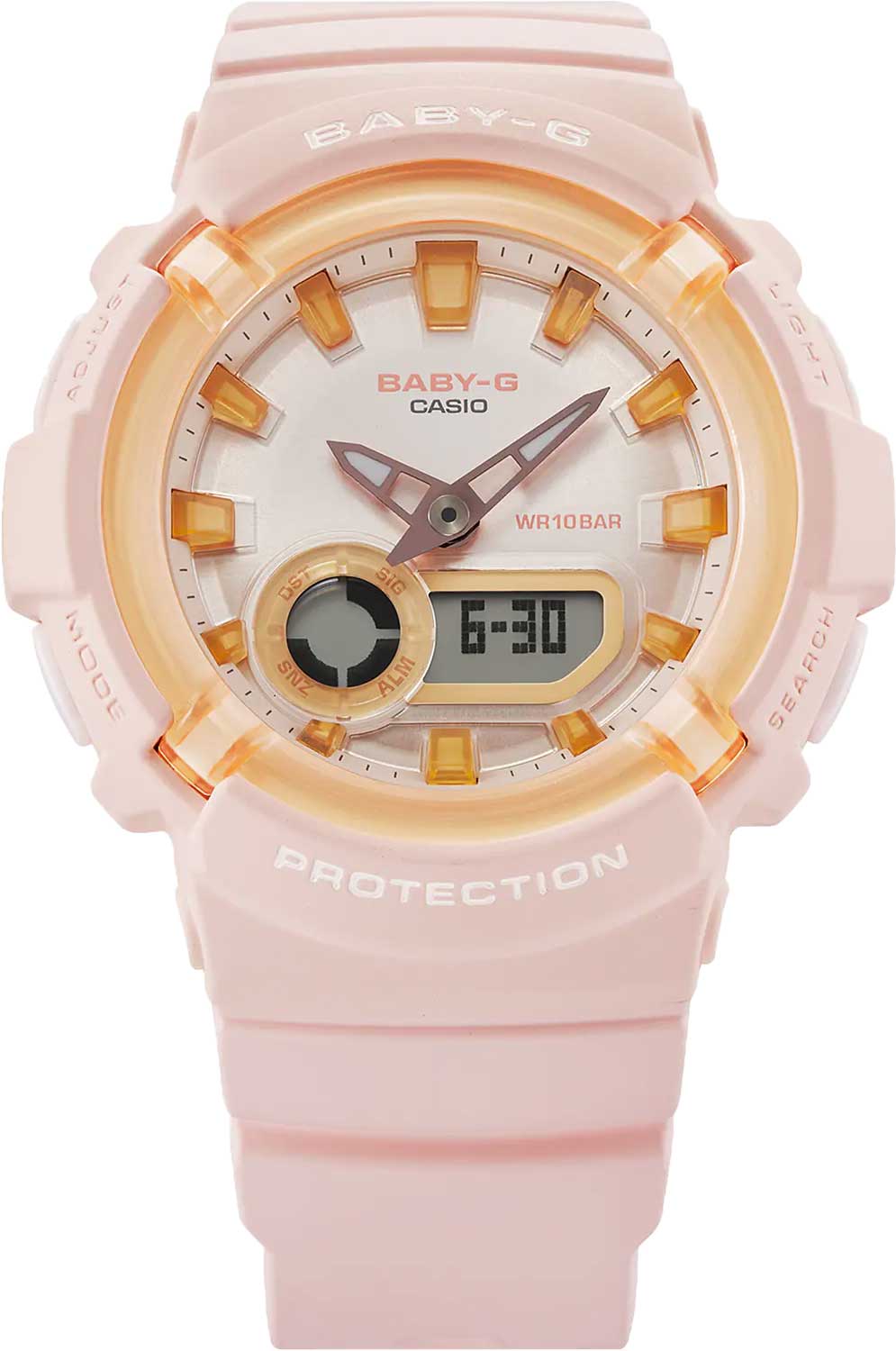 Оригинальные часы Casio Casio Baby-G BGA-280SW-4ADR (BGA-280SW-4A) кварцевые калибр механизма  общий вид