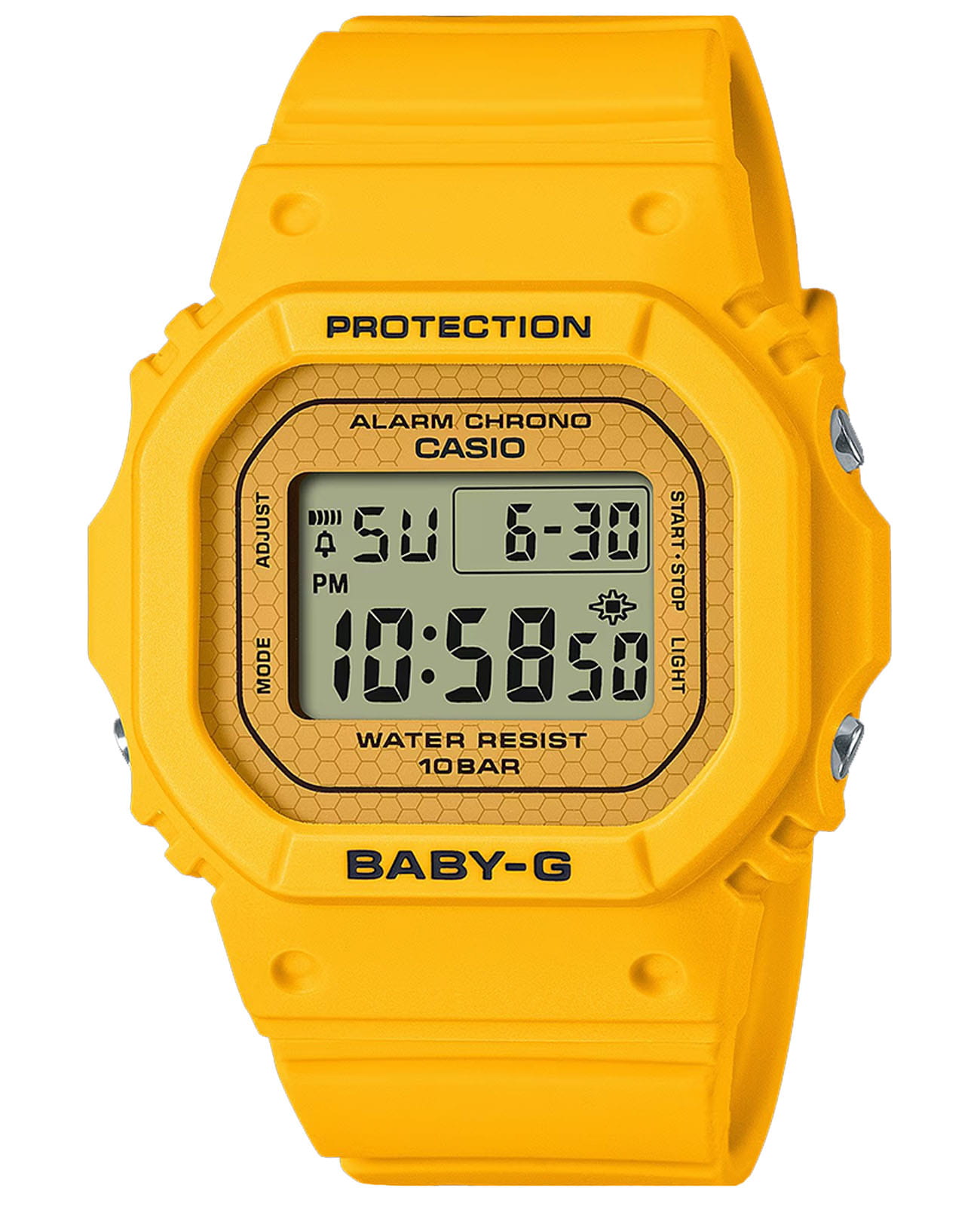 Casio Casio Pair Model SLV-22B-9DR, g-shock япония  на браслете резина боковой вид