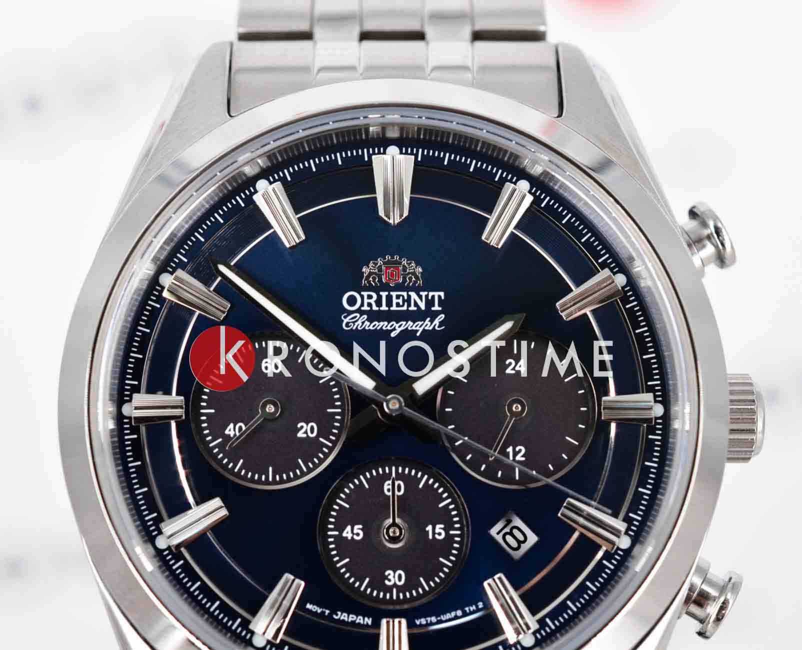 Orient Orient Chronograph RA-TX0303L (RN-TX0303L) мужские часы синий циферблат на запястье