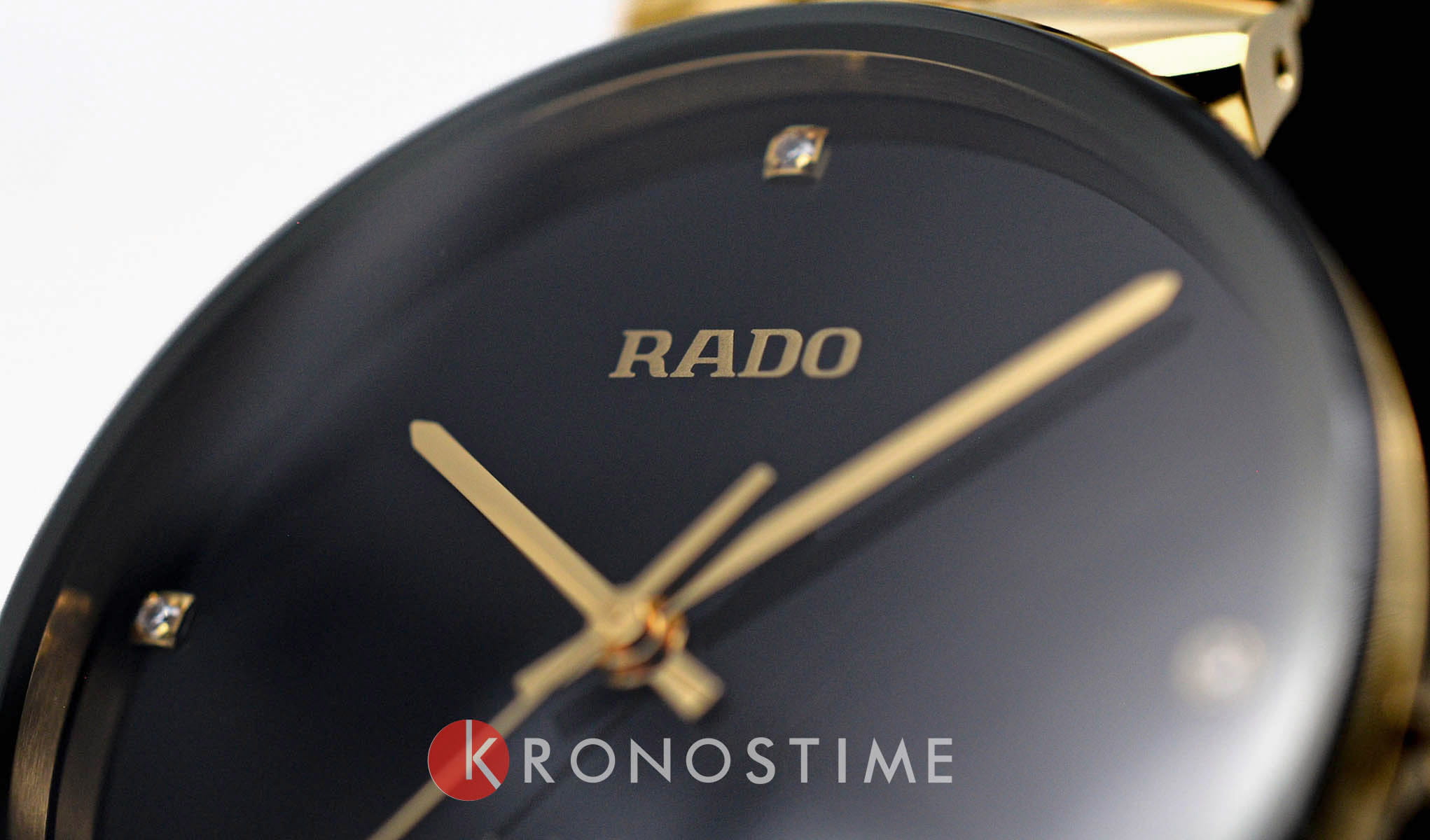 Rado Rado Florence Classic Diamonds R48914703 кварцевые мужские часы часы крупный план черный циферблата