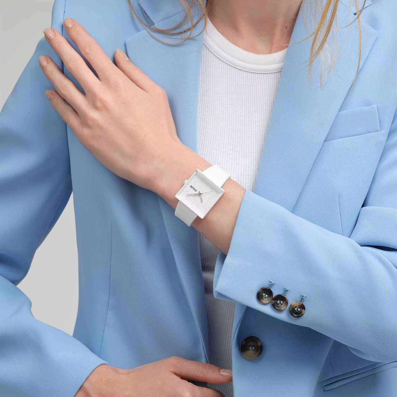 Swatch Swatch Square Bioceramic Standard SO34W700 швейцария наручные мужские часы заводная головка с логотипом Swatch