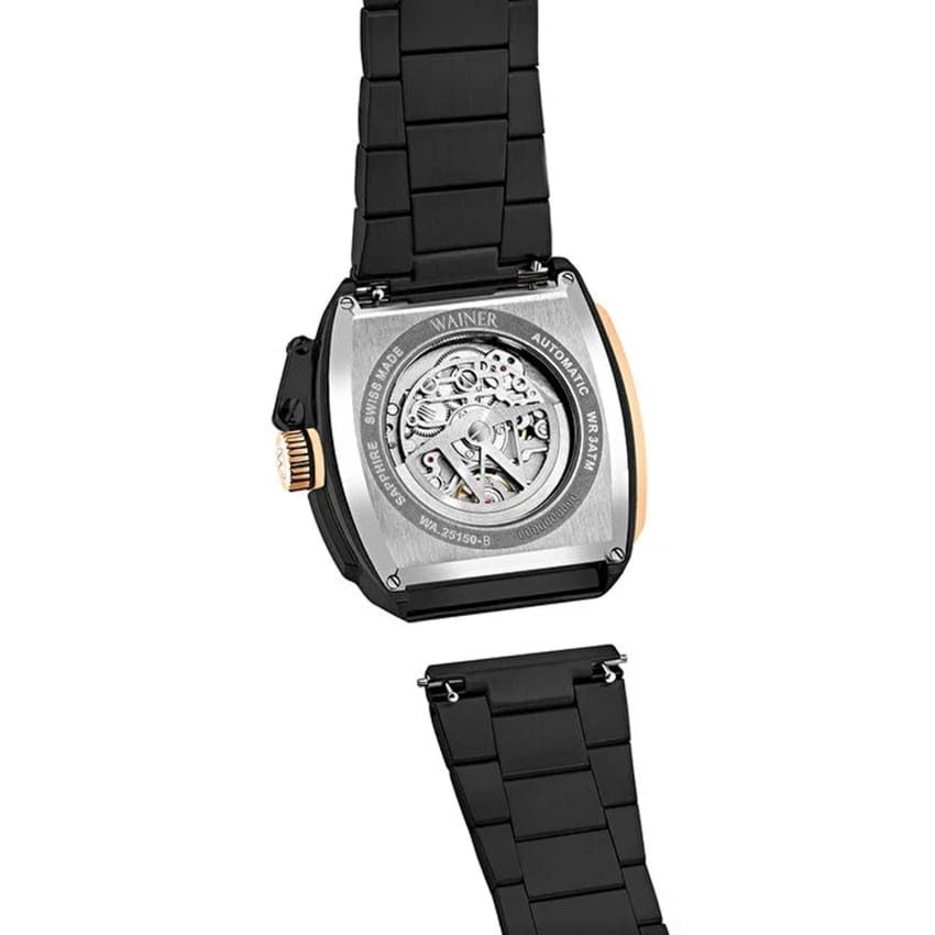 Wainer Wainer Automatic WA.25150-B , наручные мужские часы фото под углом