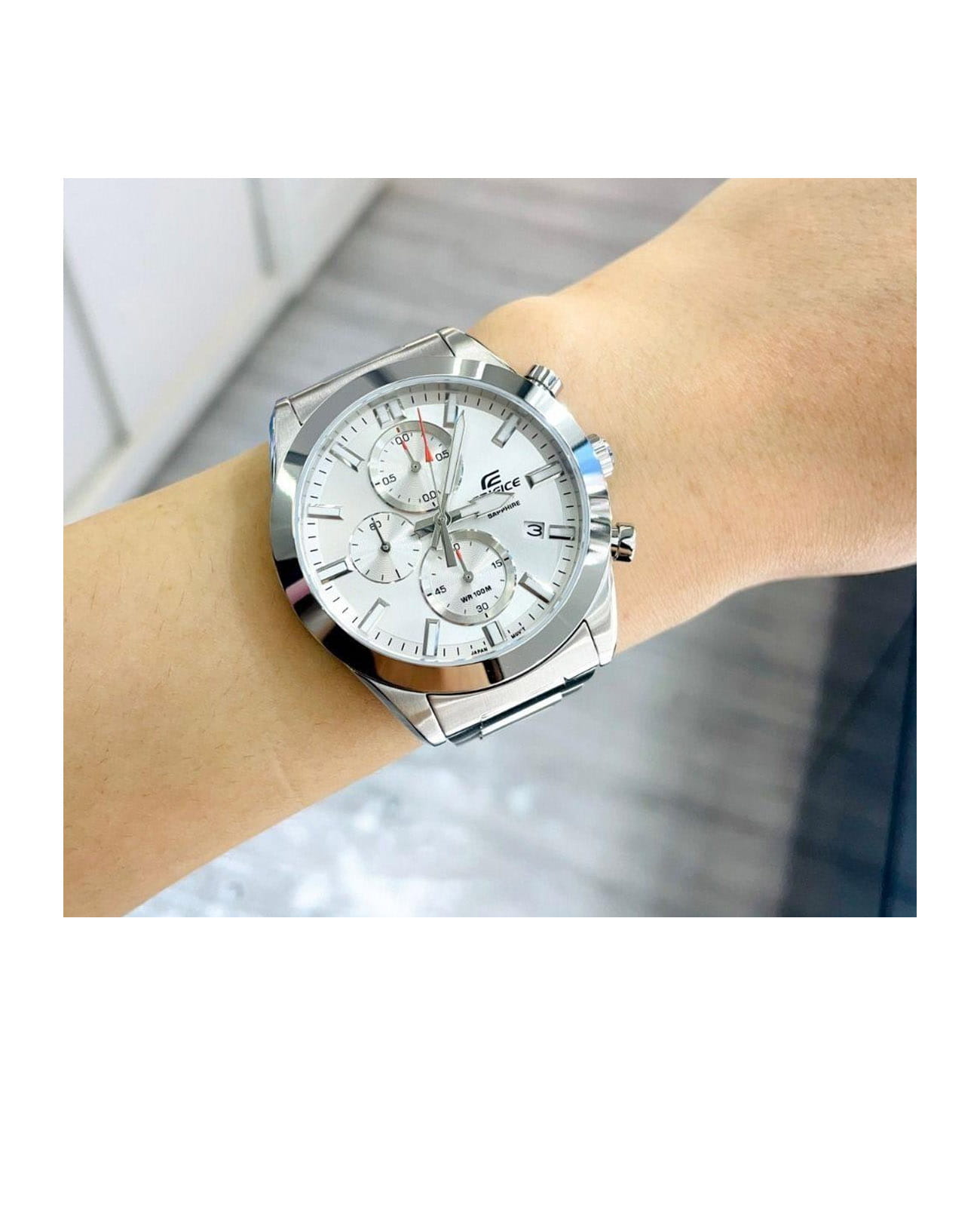 Casio Casio Edifice EFB-710D-7AVUDF (EFB-710D-7A) , наручные мужские часы фото под углом