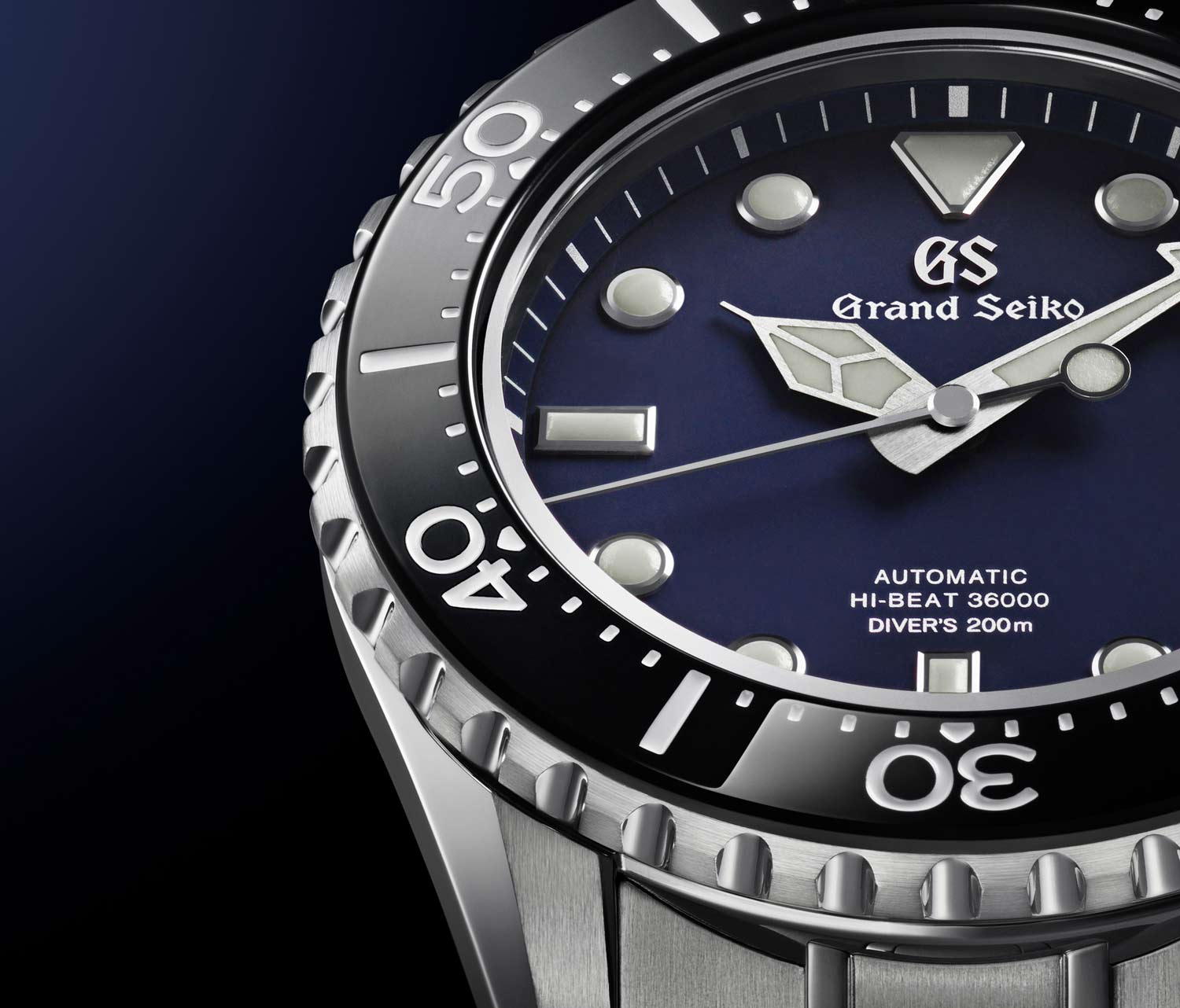 Seiko SBGH289G мужские часы застежка крупным планом