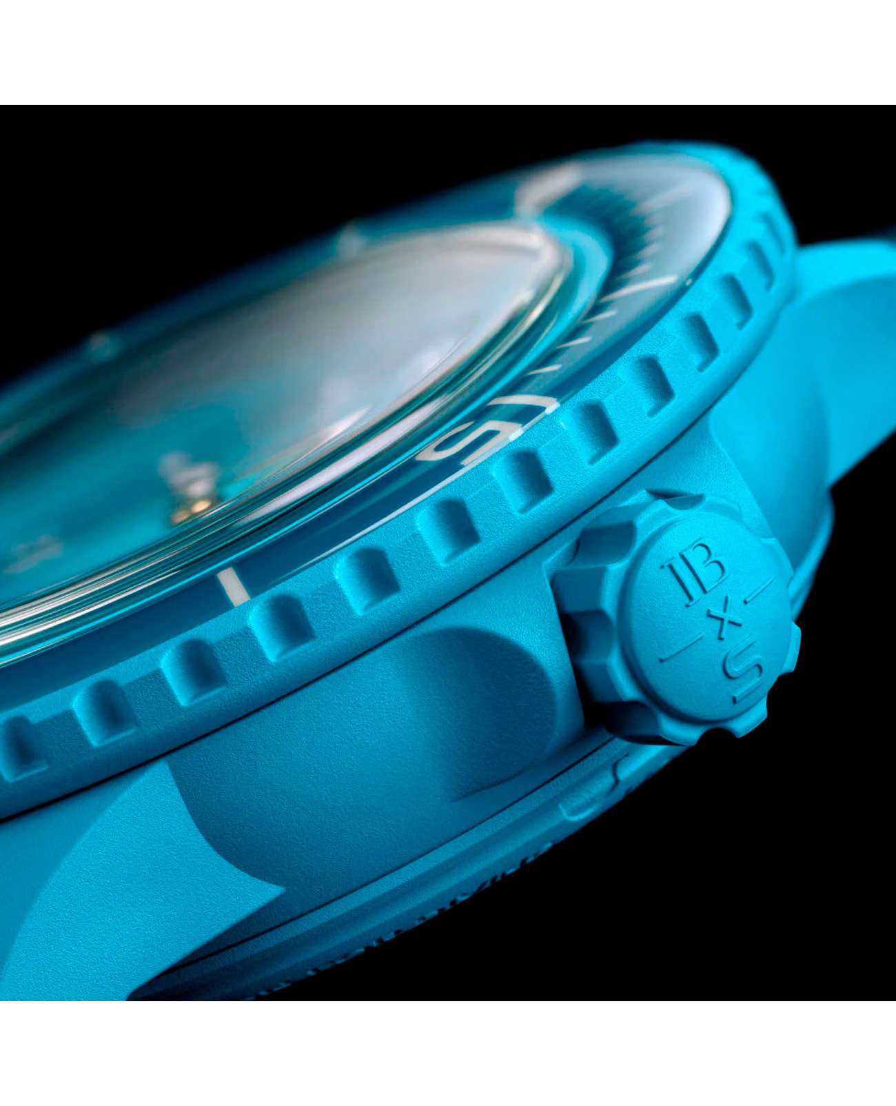 Оригинальные часы Swatch Swatch x Blancpain Blue Lagoon SO35L400 механические калибр механизма  общий вид