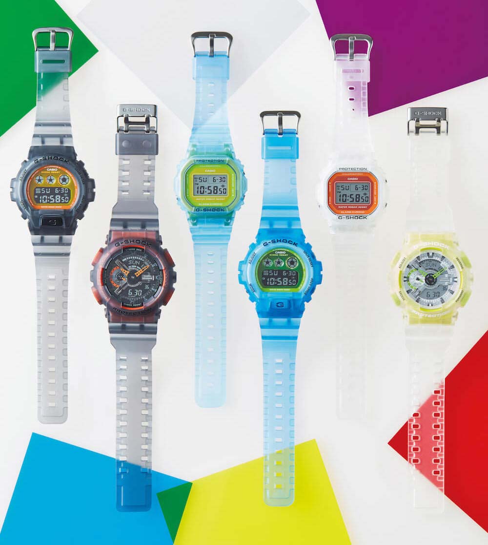 Casio DW-6900LS-1ER мужские часы застежка крупным планом